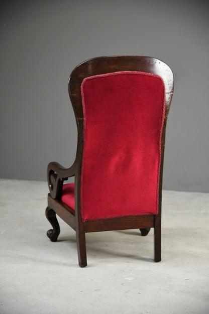 Antique Upholstered Armchair