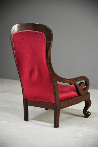 Antique Upholstered Armchair