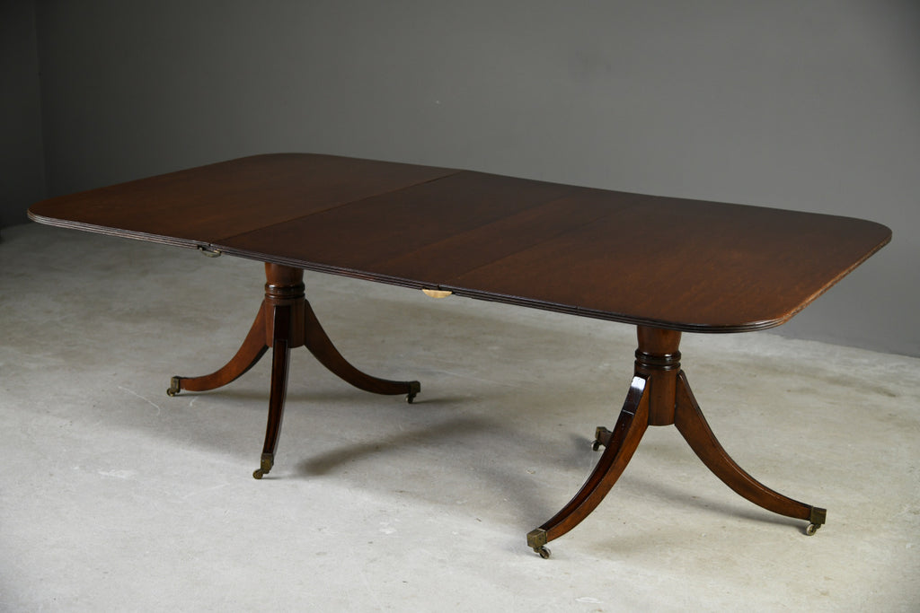 Antique Mahogany Triple Dining Table