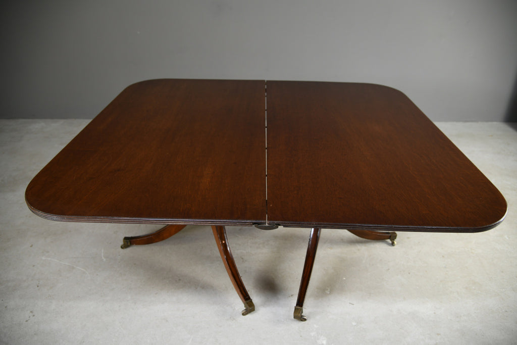 Antique Mahogany Triple Dining Table
