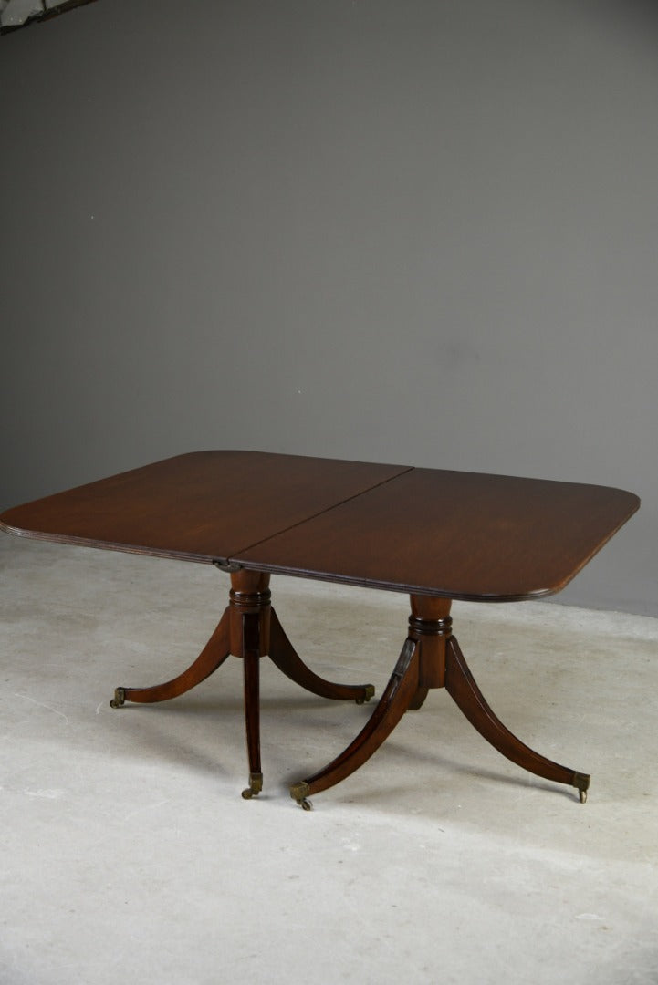 Antique Mahogany Triple Dining Table