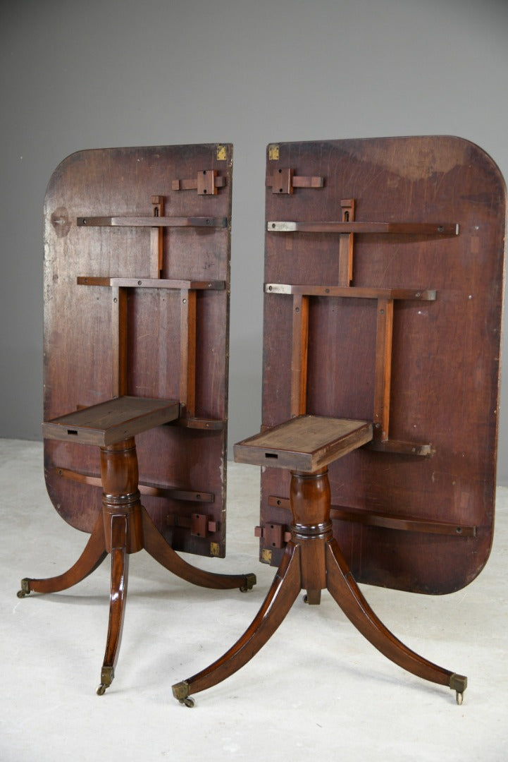 Antique Mahogany Triple Dining Table