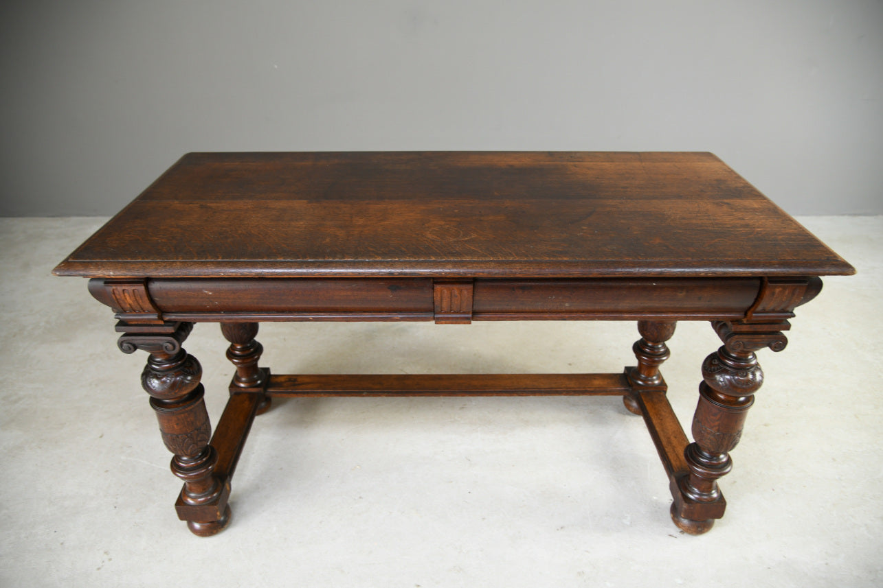 Antique Oak Console Table