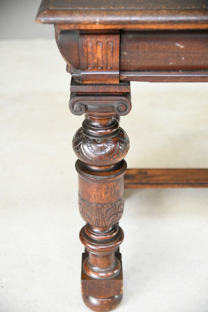 Antique Oak Console Table