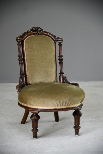 Victorian Small Nursing Chair