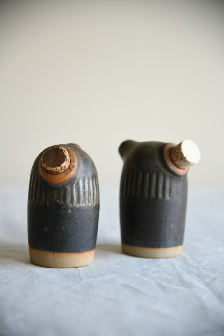 Studio Pottery Salt and Pepper Pots