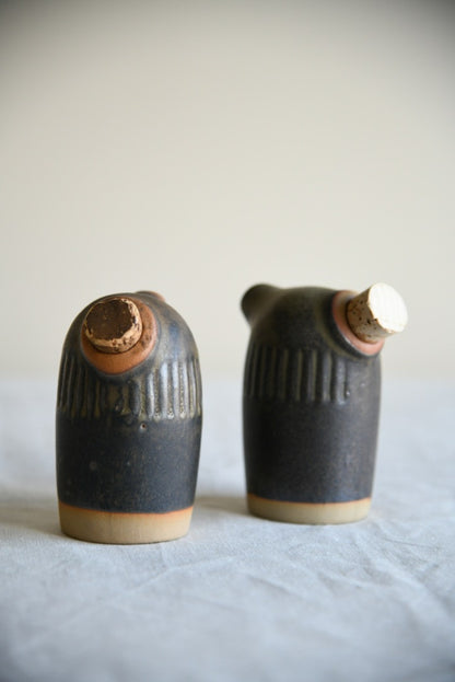 Studio Pottery Salt and Pepper Pots