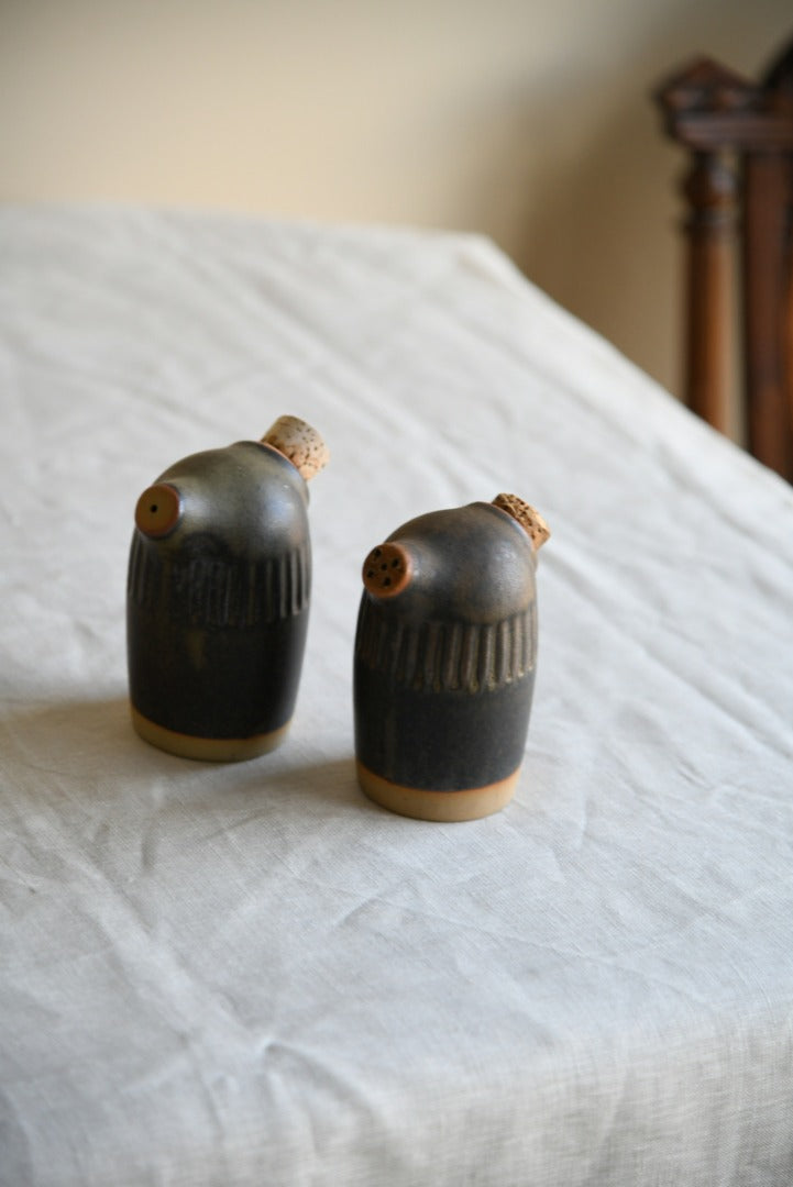 Studio Pottery Salt and Pepper Pots