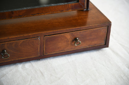 Antique Mahogany Toilet Mirror