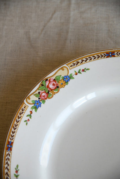 6 Floral Vintage Dinner Plates