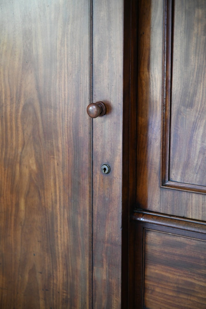 Large Mahogany Compactum Wardrobe