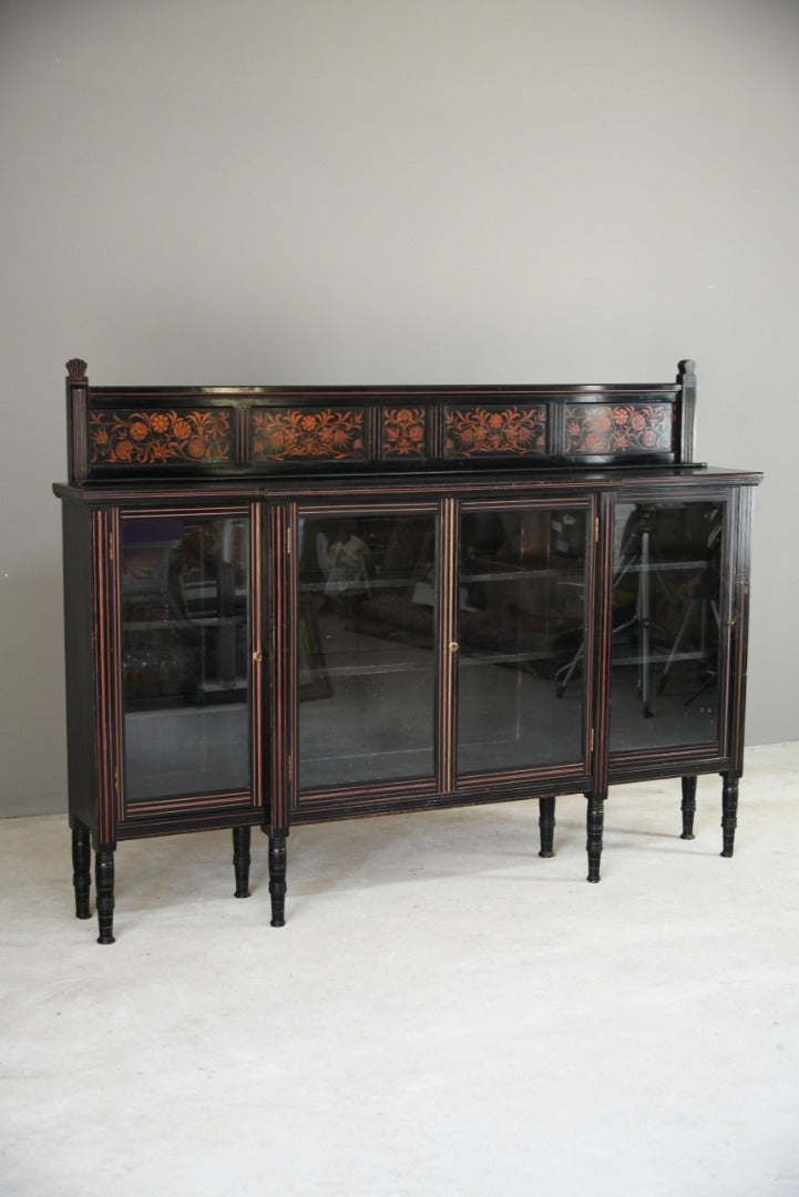 Victorian Aesthetic Movement Glazed Cabinet