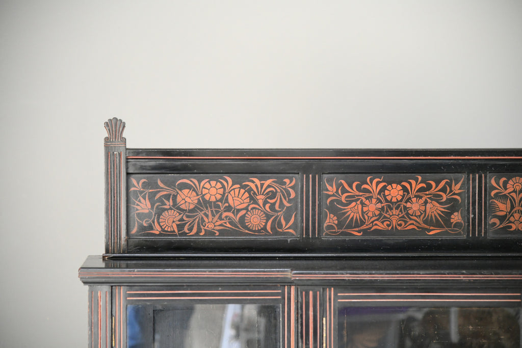 Victorian Aesthetic Movement Glazed Cabinet