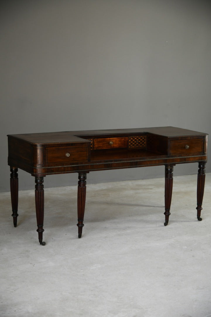 Antique 19th Century Converted Piano Side Console Table