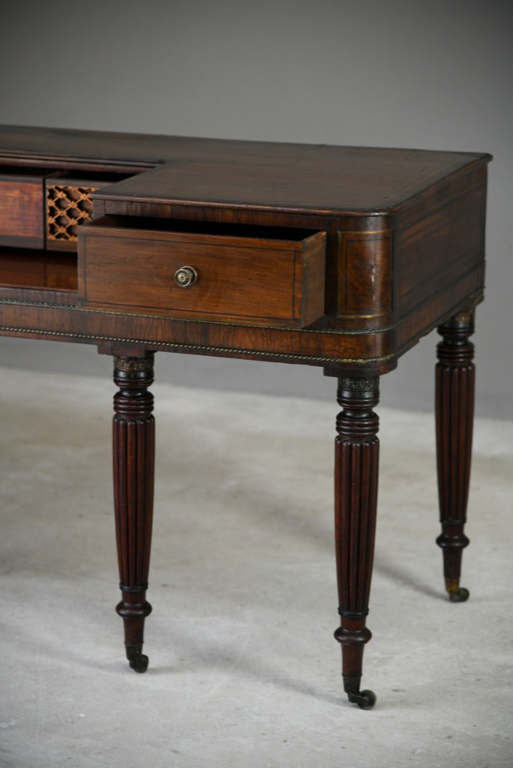 Antique 19th Century Converted Piano Side Console Table