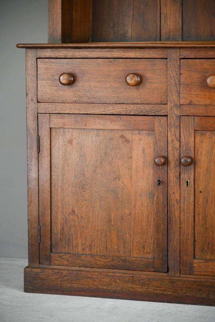 Antique Teak Kitchen Dresser