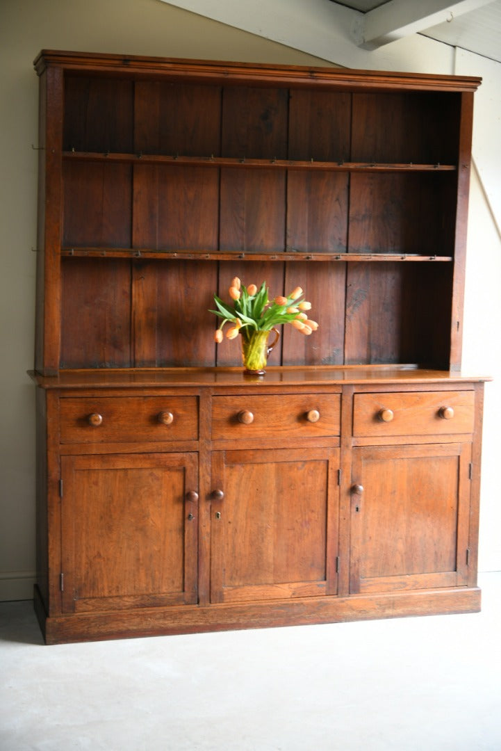 Antique Teak Kitchen Dresser