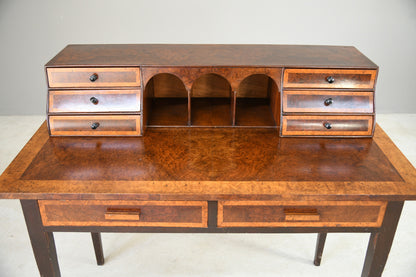 Early 20th Century Burr Walnut Desk