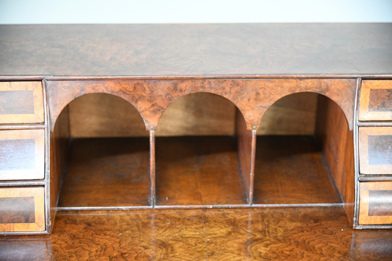 Early 20th Century Burr Walnut Desk