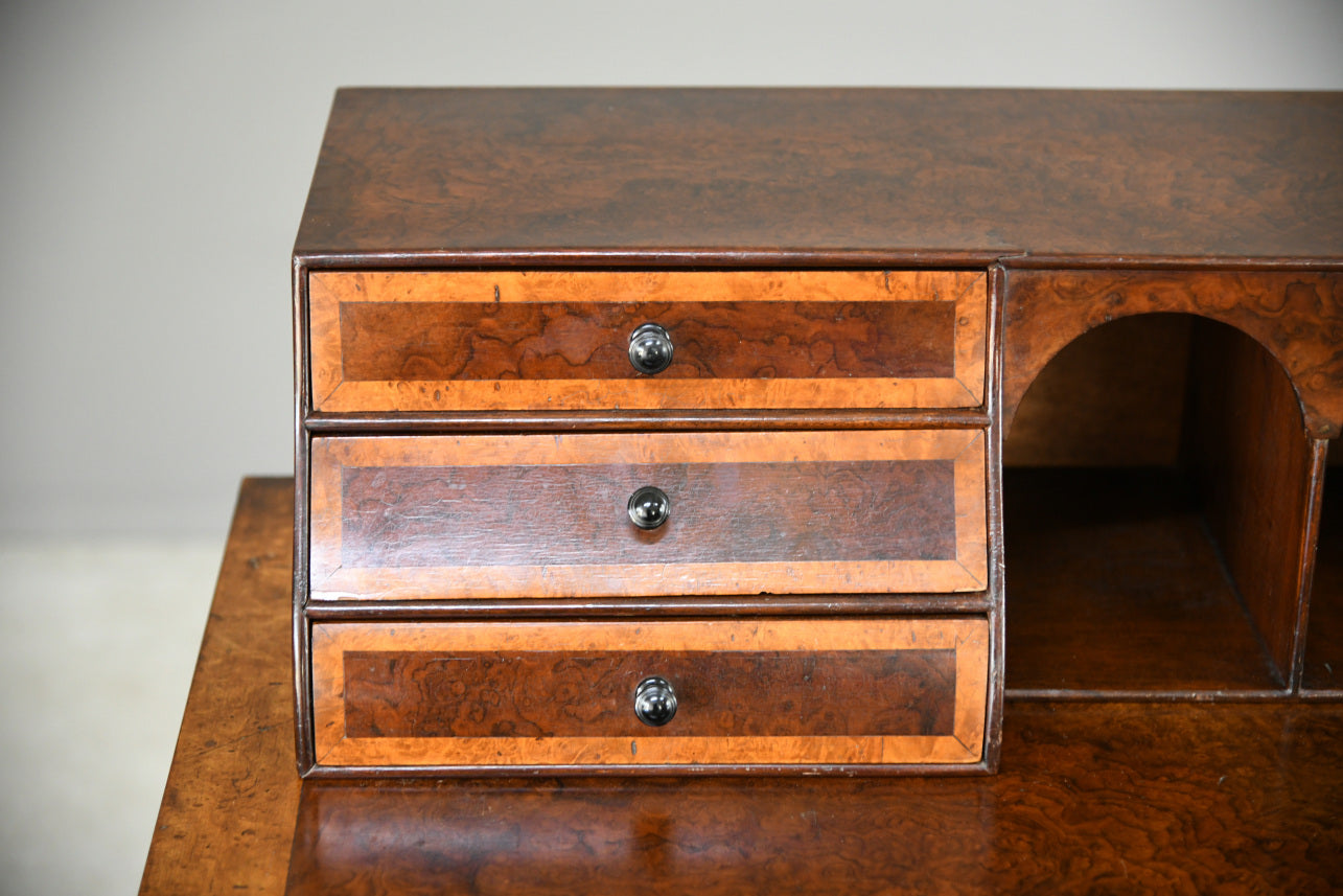 Early 20th Century Burr Walnut Desk