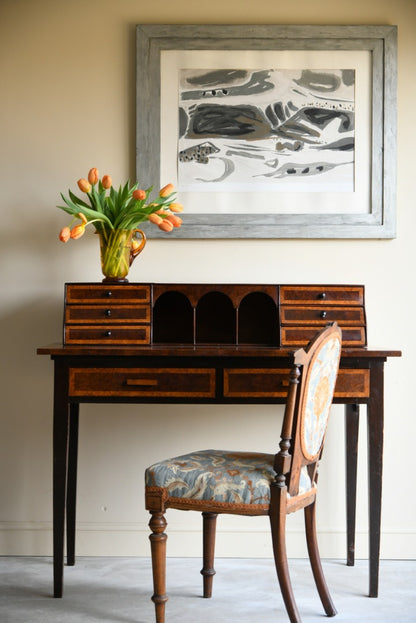 Early 20th Century Burr Walnut Desk