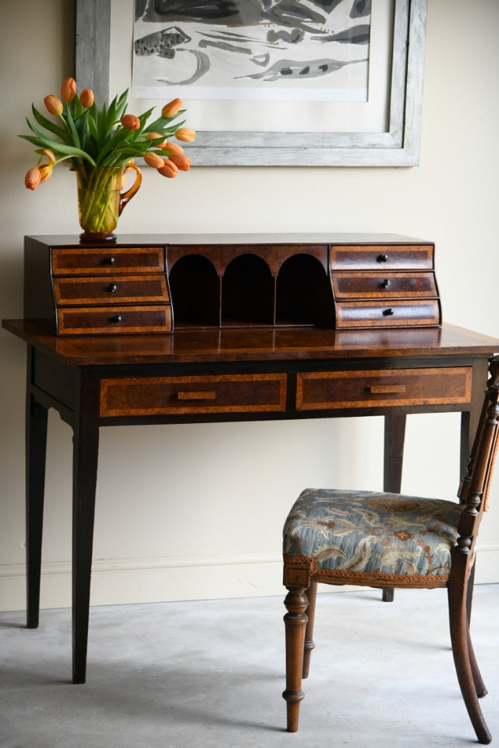 Early 20th Century Burr Walnut Desk