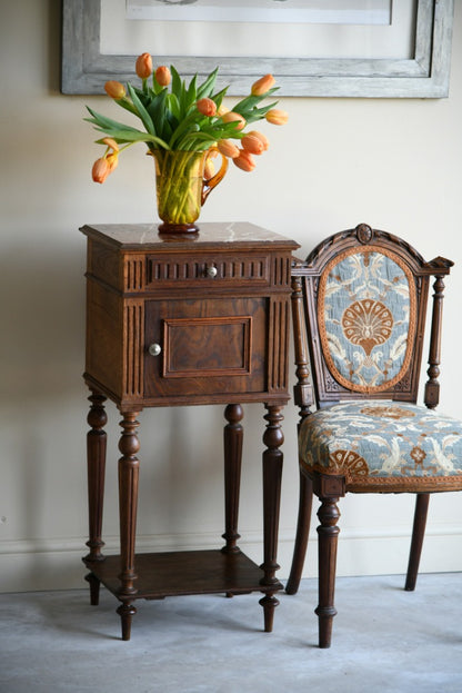 Antique French Bedside Table