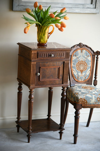 Antique French Bedside Table