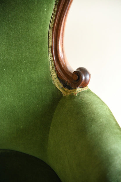 Antique Upholstered Armchair