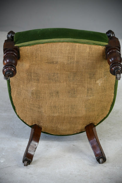 Antique Upholstered Armchair