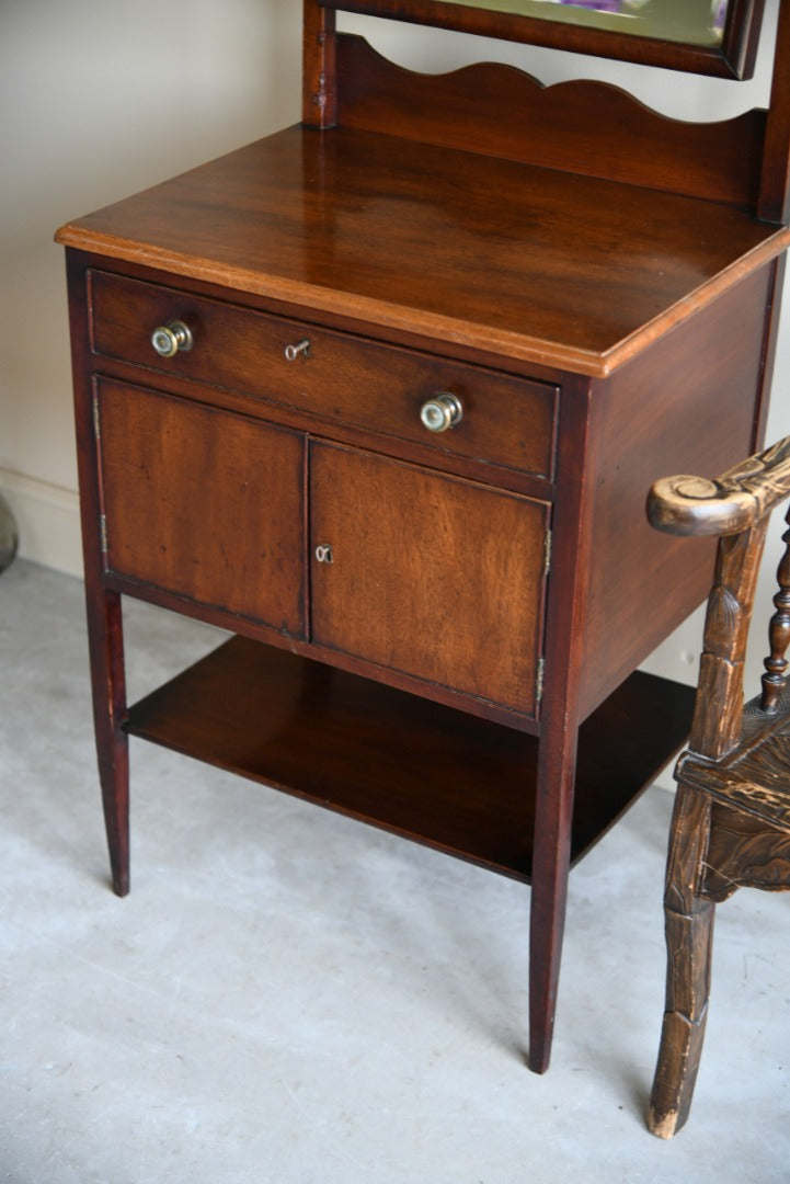 Small Mahogany Washstand