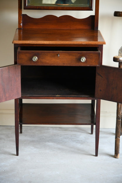 Small Mahogany Washstand