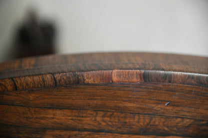 Rosewood Veneer Round Breakfast Table