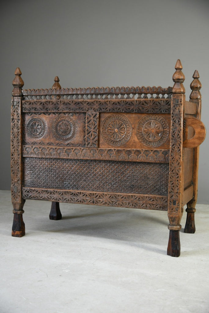 Carved Eastern Swat Valley Dowry Chest