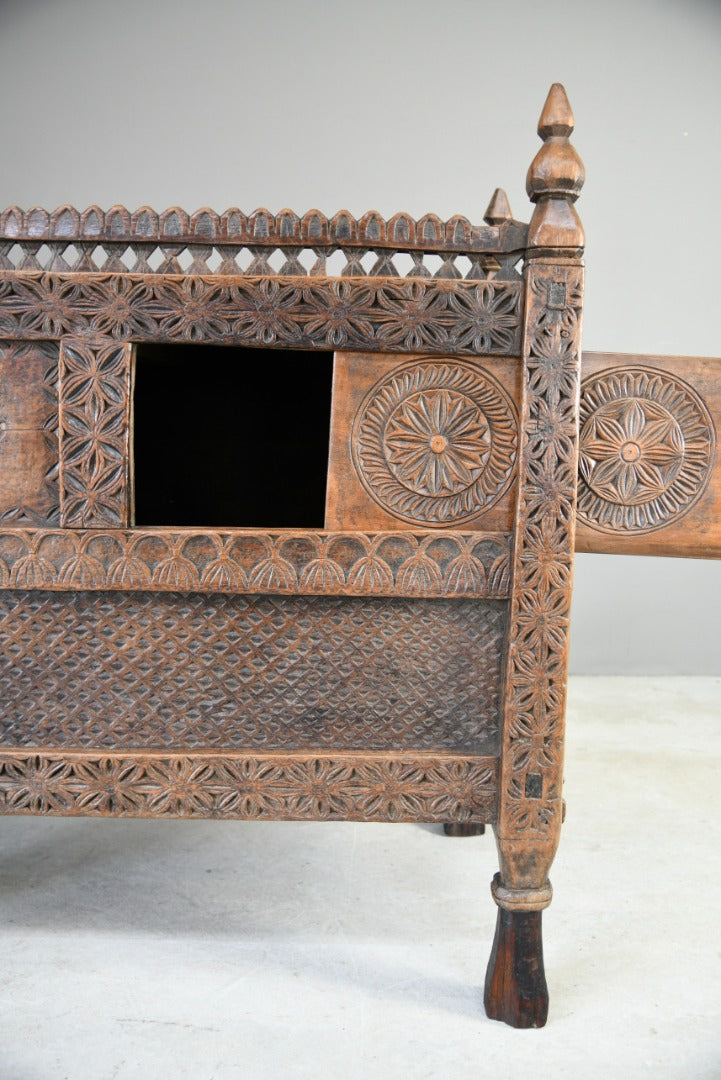 Carved Eastern Swat Valley Dowry Chest