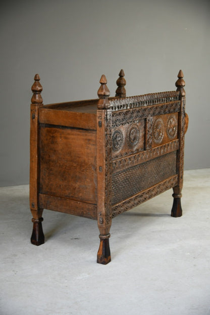 Carved Eastern Swat Valley Dowry Chest