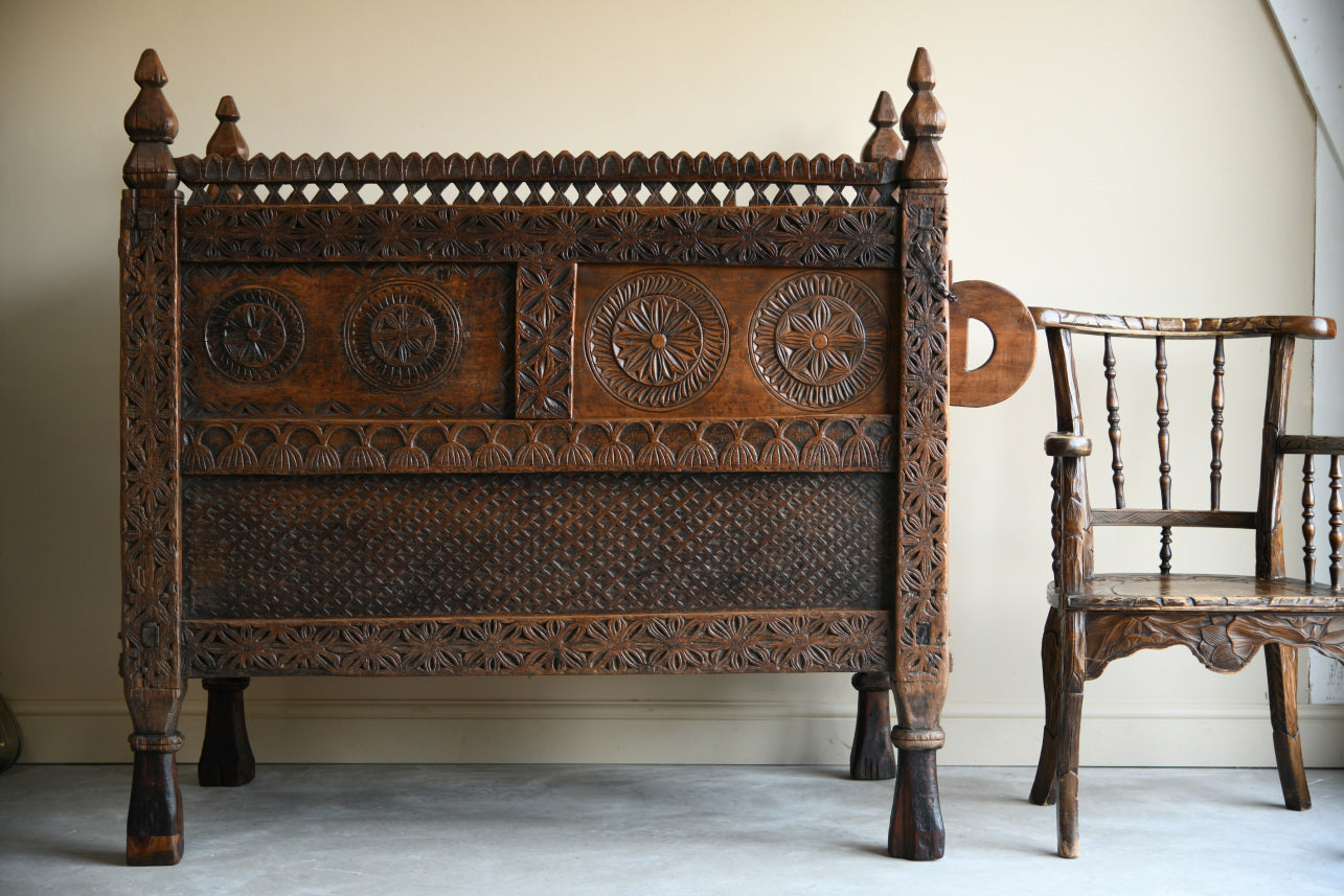 Carved Eastern Swat Valley Dowry Chest