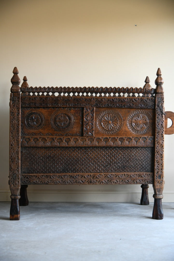 Carved Eastern Swat Valley Dowry Chest