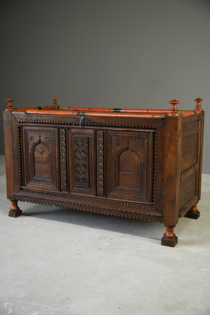 Carved Swat Valley Dowry Chest