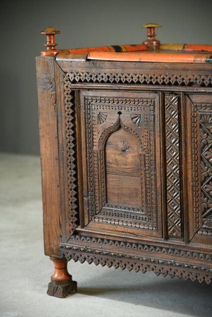 Carved Swat Valley Dowry Chest