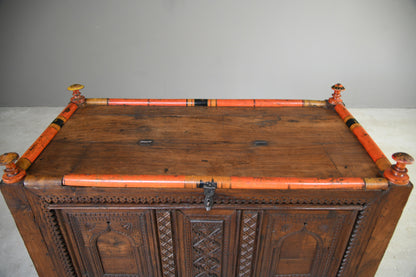 Carved Swat Valley Dowry Chest