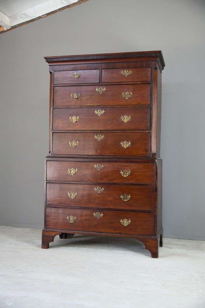 Antique Mahogany Chest on Chest