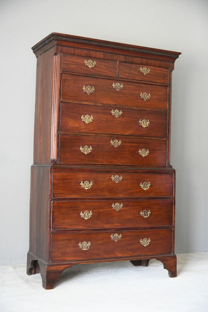 Antique Mahogany Chest on Chest