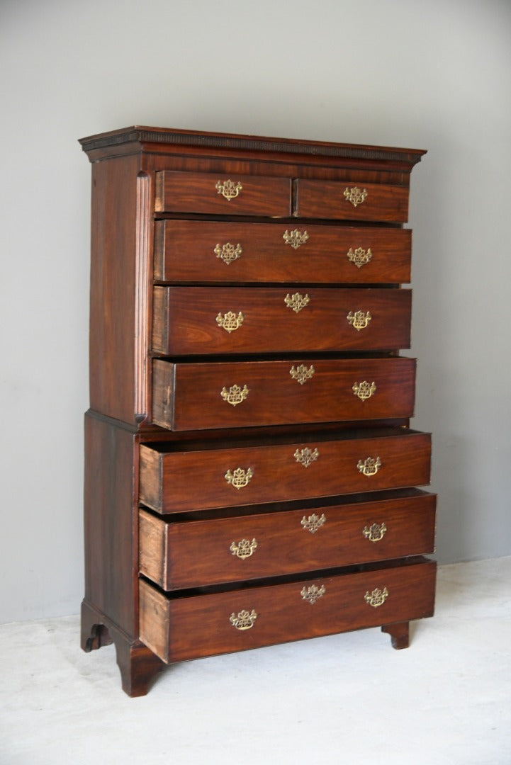 Antique Mahogany Chest on Chest