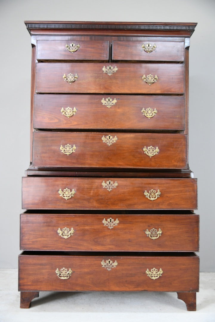 Antique Mahogany Chest on Chest