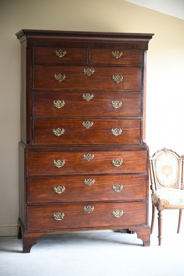 Antique Mahogany Chest on Chest