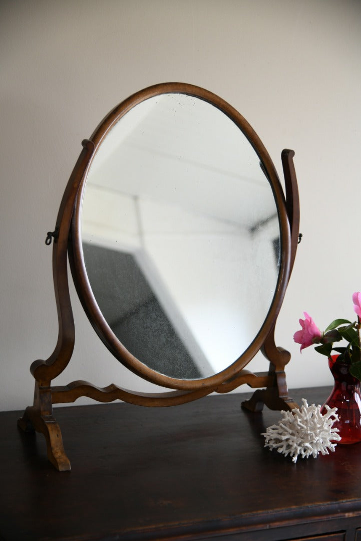 Queen Anne Style Walnut Mirror