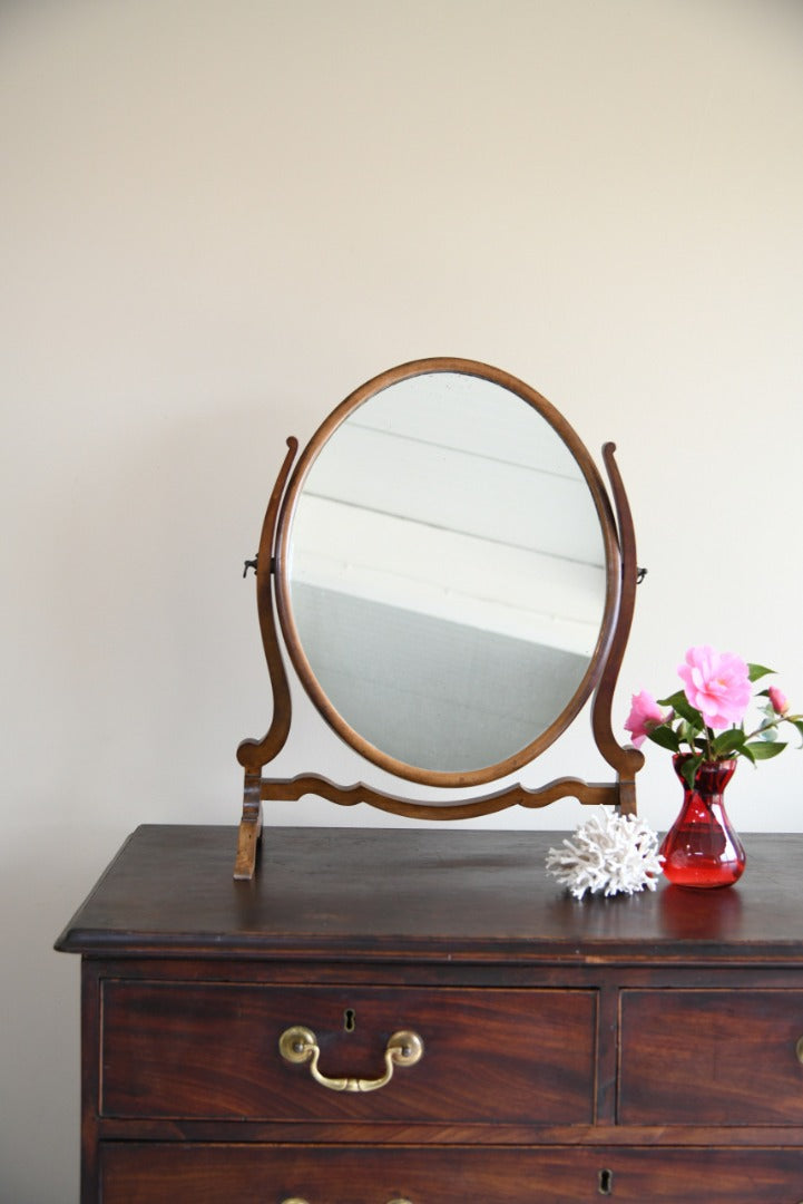 Queen Anne Style Walnut Mirror