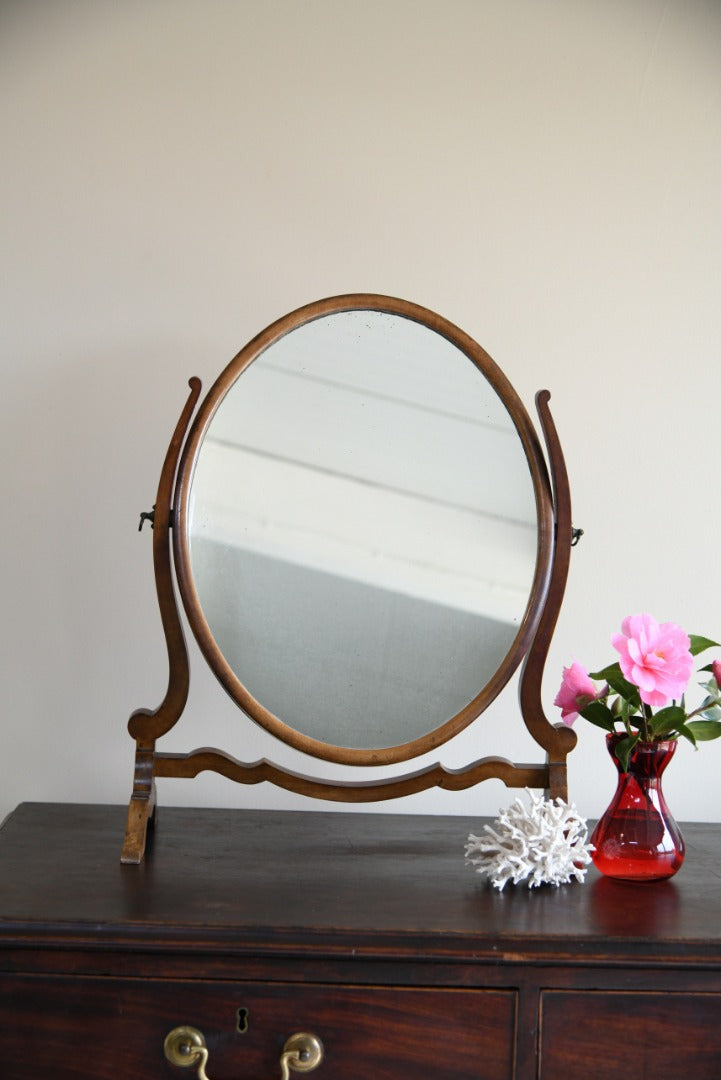 Queen Anne Style Walnut Mirror