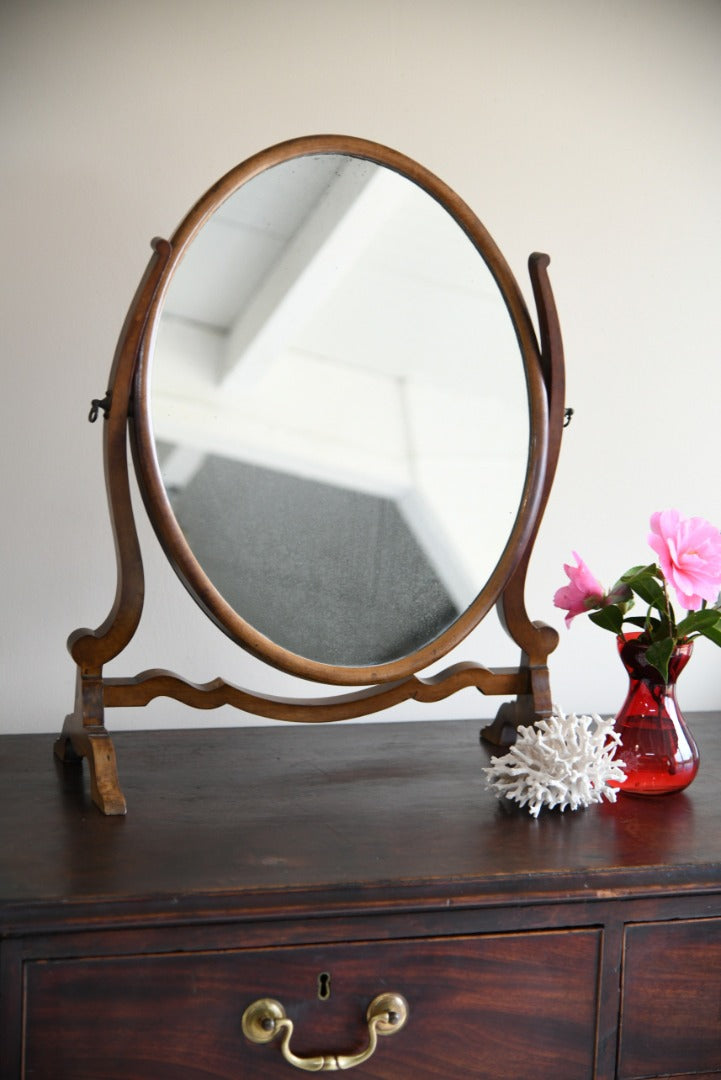 Queen Anne Style Walnut Mirror